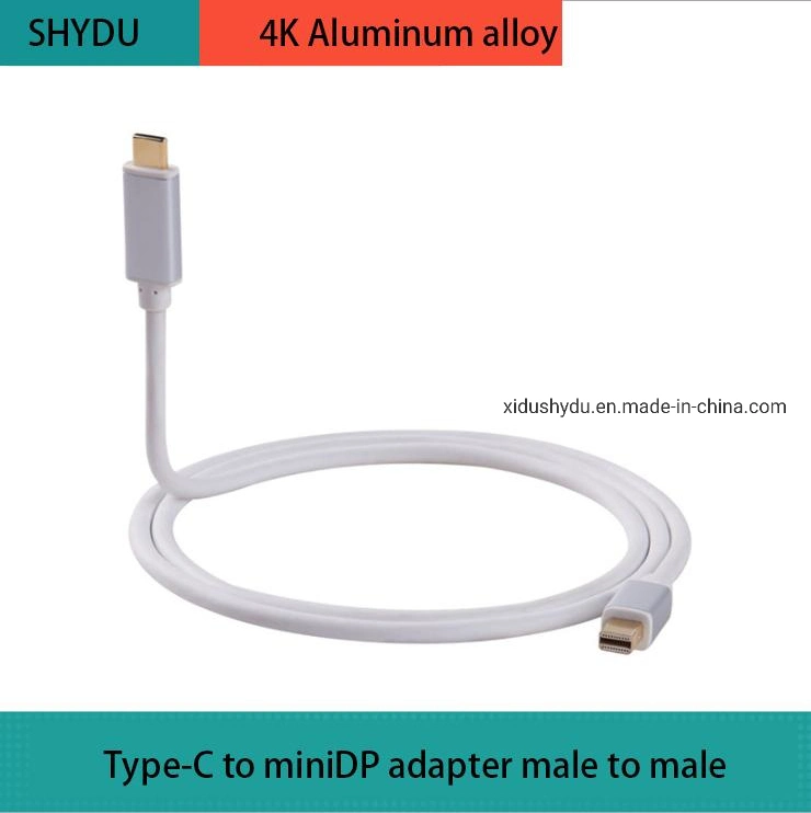 4K*2K USB C Type to Mini Dp Displayport Cable