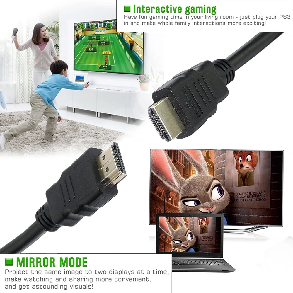 Hot Sales Video HDMI Flat Cable 3D 1080P 4K HDMI TV 2.0 Cable Support 2160p 4K*2K for HDTV