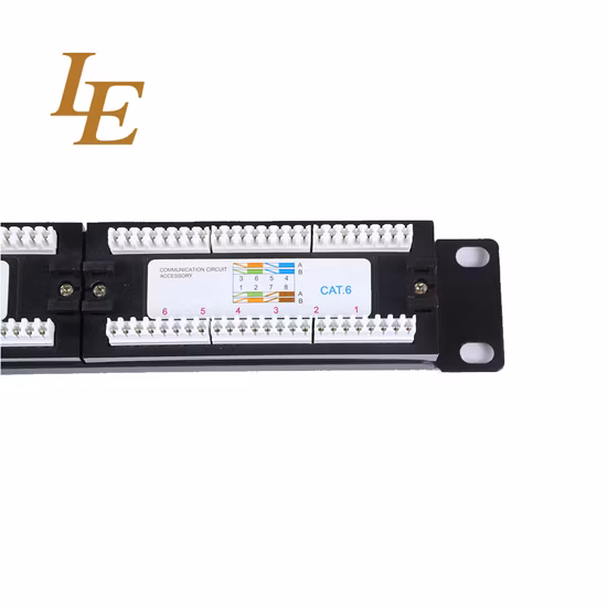 Accessorio di rete IDC Cat5 Krone Le 1u UTP 12 porte Crs Patch Panel