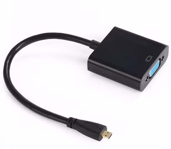 Adattatore mini HDMI a VGA placcato oro 0,15 m