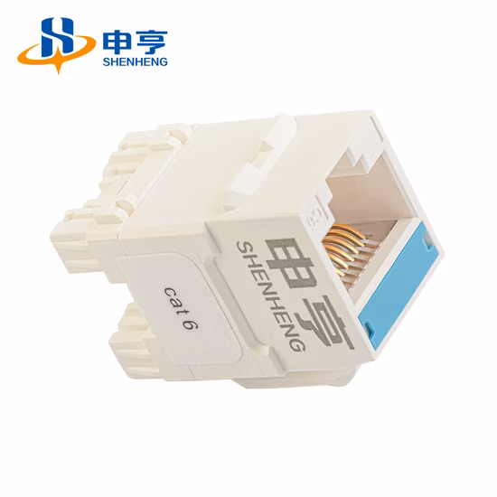 Strumento colorato 50u 90 gradi 180 gradi Meno jack Keystone UTP CAT6